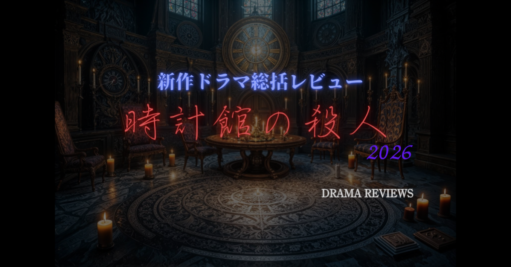 Huluドラマ時計館の殺人(2026)のネタバレ感想 綾辻行人の館シリーズの実写化第二弾！壮大なスケールの実写化を細かく語ります